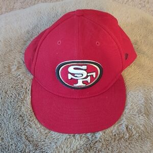 Red 49ers Baseball Cap
